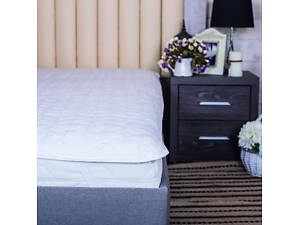 Наматрасник Novita 80х190 см защитный антиаллергенный с резинкой по углам белый (40-0024white)