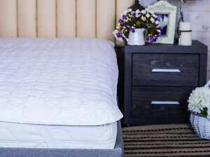 Наматрасник Novita 80х190 см защитный антиаллергенный с резинкой по углам белый (40-0024white)