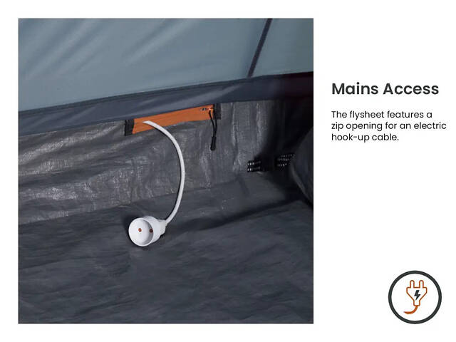 Намет чотиримісний Easy Camp Hamra 4 (120494) - Фото 9