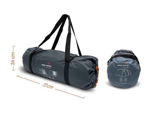 Намет чотиримісний Easy Camp Hamra 4 (120494) - Фото 5