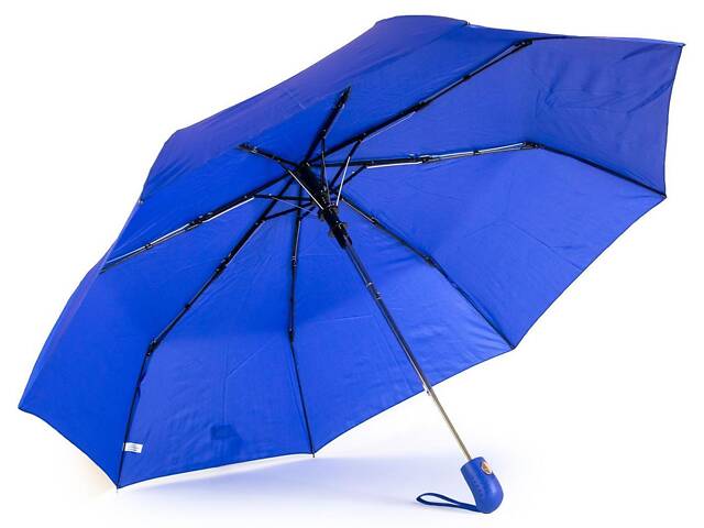 Напівавтоматична жіноча парасолька SL синя - Фото 3