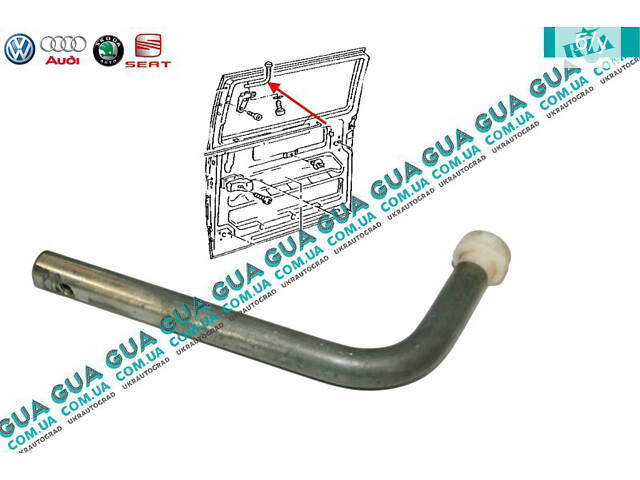 Наплавляющий ролик боковой правой сдвижной двери верхний 701843436 VW / ВОЛЬКС ВАГЕН TRANSPORTER IV 1990-2003 / ТРАНСПОР