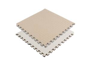 Напольное двустороннее покрытие CREAM and BEIGE 60*60cm*2cm (D) SW-00001846