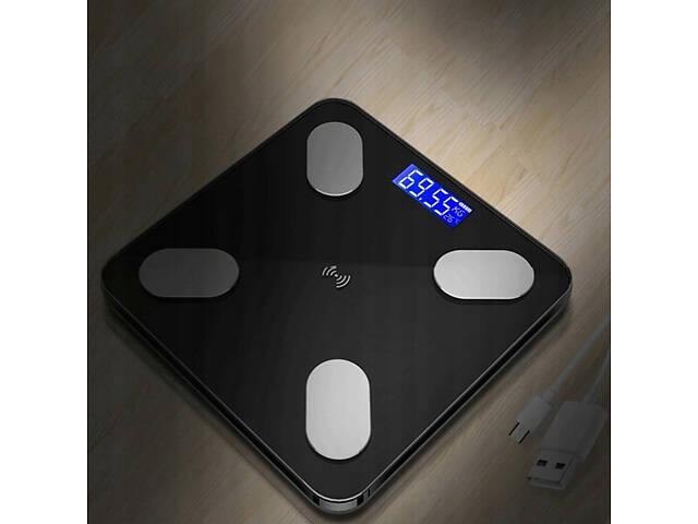 Розумні підлогові ваги Retoo E032 з аналізом складу тіла, Bluetooth, додатком OKOK, скляна платформа, до 180 кг, вимірювання жиру - Фото 5
