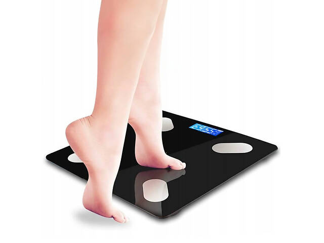 Розумні підлогові ваги Retoo E032 з аналізом складу тіла, Bluetooth, додатком OKOK, скляна платформа, до 180 кг, вимірювання жиру - Фото 7