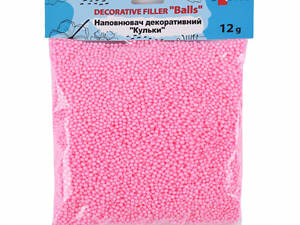Наповнювач декоративний Santi Кульки 743146 12 г рожевий