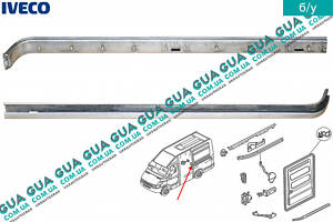 Напрямна планка/рейка бічних лівих зсувних дверей середня 500329751 Iveco/ІВЕКО DAILY III 1999-2006/ДЕЙЛІ Е3