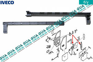 Направляющая стекла левая передней двери 93927340 Iveco / ИВЕКО DAILY II 1989-1999 / ДЭЙЛИ Е2 89-99