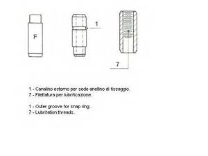 Направляющая втулка клапана METELLI 011369 на LADA ZHIGULI