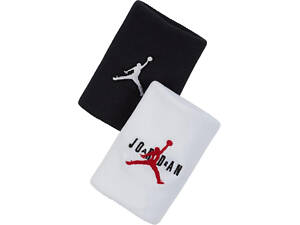 Напульсник JORDAN JUMPMAN TERRY WRIST BANDS 2 PK Чорний, Білий, Червон OSFM (J.100.7579.068.OS OSFM)