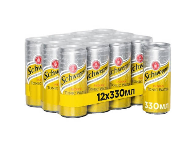 Напій Schweppes Indian Tonic Безалкогольний сильногазований 330 мл (5449000046390) - Фото 2