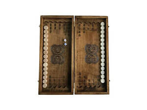 Нарды деревянные ручной работы Backgammon 2 NR– 4540, 16 светлых, 16 темных