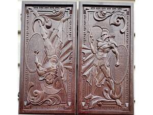 Нарды Гладиатор 40х40см резные из дерева