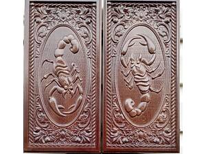 Нарди з дерева Скорпіон 40х40см