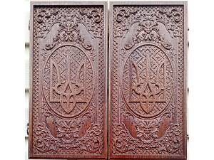 Нарды из дерева Тризуб 40х40см а