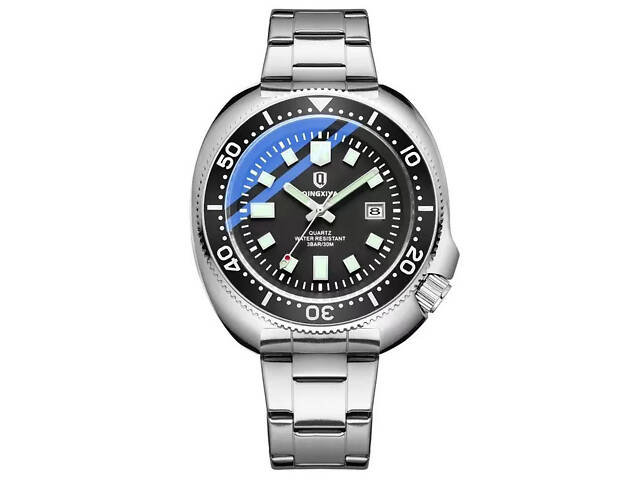 Наручные часы мужские Hemsut Aqua Серебристый (3506) - Фото 1