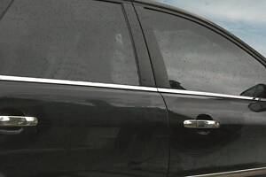 Наружняя окантовка стекол (4 шт, нерж.) для Ford C-Max 2004-2010 гг