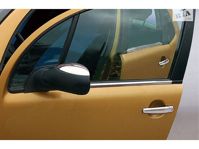 Наружняя окантовка стекол (6 шт, нерж) для Fiat Stilo 2001-2007 гг