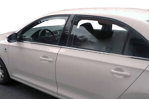 Зовнішня окантовка скла (нерж) для Seat Toledo 2012-2024 рр.