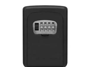 Зовнішній міні сейф Optimus CH-801 з кодовим замком (120 х 85 х 40мм) Чорний