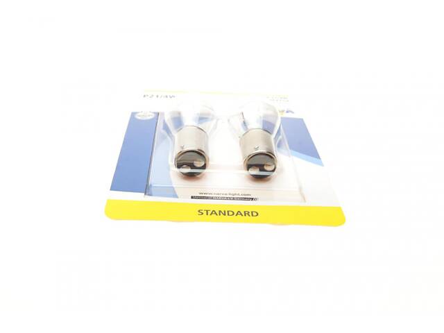 NARVA 178814000 Автолампа P21/4W 12V 21/4W BAZ15d Standard (блистер/комплект 2 шт.) - Фото 2