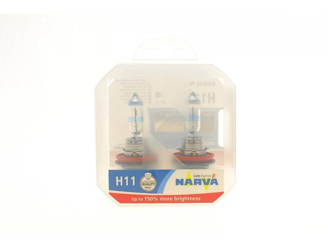 NARVA 481012100 Автолампа H11 12V 55W PGJ19-2 Range Power 150 (к-кт 2 шт.)
