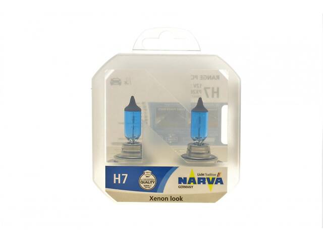 NARVA 486072100 Автолампа H7 12V 55W PX26d Range Power White (4500K) (к-кт 2 шт.)