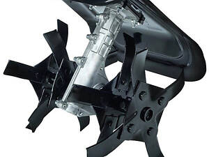 Насадка-культиватор для мотокосы 9 шлицев вал, труба 28 мм на пром подшипниках