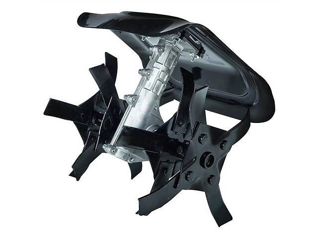 Насадка-культиватор для мотокосы 9 шлицев вал, труба 28 мм на пром подшипниках - Фото 1