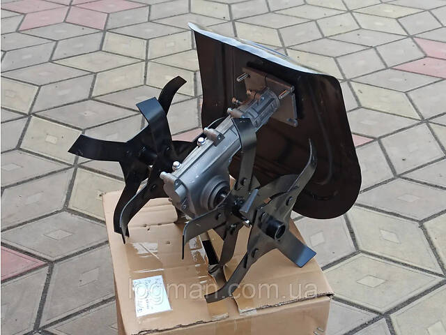 Насадка-культиватор для мотокосы 9 шлицев вал, труба 28 мм на пром подшипниках - Фото 6