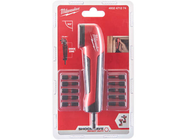 Насадка Milwaukee SHOCKWAVE + 10 біт 25 мм (4932471274) - Фото 8