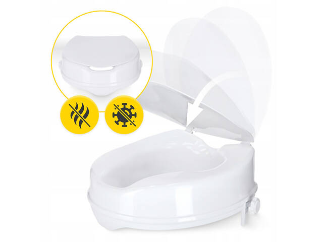 Насадка (надставка) на унітаз 4FIZJO 15 см White (P-5905973406444) - Фото 2