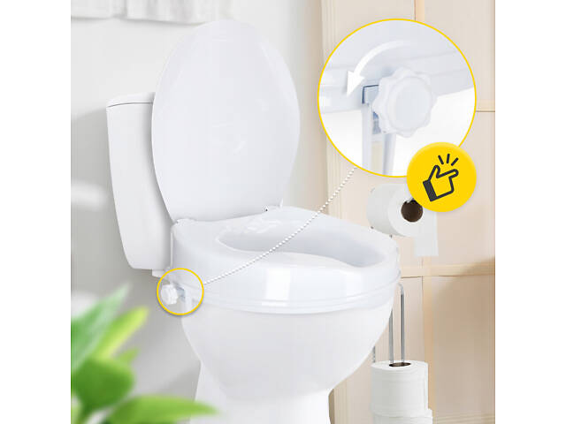 Насадка (надставка) на унітаз 4FIZJO 15 см White (P-5905973406444) - Фото 3