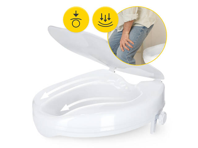 Насадка (надставка) на унітаз 4FIZJO 5 см White (P-5905973406420) - Фото 6