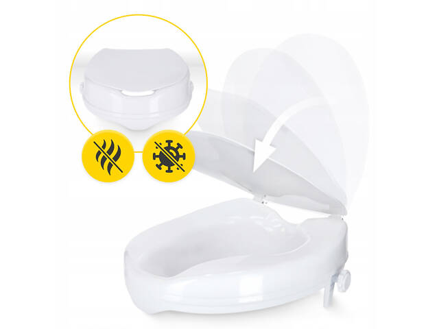 Насадка (надставка) на унітаз 4FIZJO 5 см White (P-5905973406420) - Фото 8