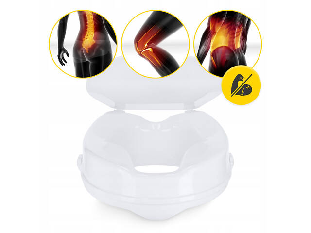 Насадка (надставка) на унітаз 4FIZJO 5 см White (P-5905973406420) - Фото 10