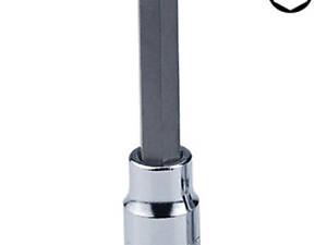 Насадка шестигранник HEX TOPTUL 7 мм 100 мм 1/2' BCEA1607