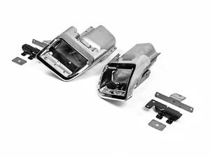Насадки Autobiography (2 шт, нерж) для Range Rover III L322 2002-2012 гг