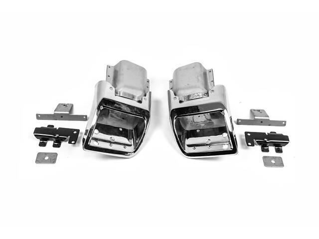 Насадки Autobiography (2 шт, нерж) для Range Rover III L322 2002-2012 гг - Фото 3