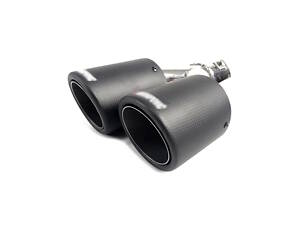 Насадки на выхлоп Carbon ( матовый ) 54mm To 76mm ( двойная Y ) на Akrapovič Akrapovič