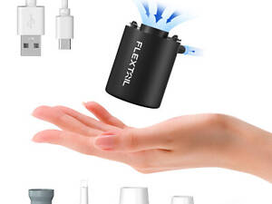 Насос для надувних меблів Flextail Tiny Pump, чорний (6975755961323)