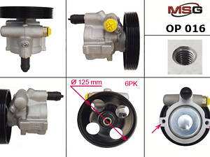 Насос ГУР OP016 RENAULT Master II 97-10, Trafic 00-14, Laguna 00-07, Laguna 93-00; NISSAN Interstar 01-10, Primastar 02-