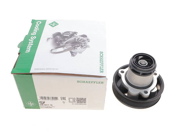 Насос охолоджуючої рідини INA 538041110 Volkswagen Jetta, Golf 07K121011B, 07K121011BX - Фото 4