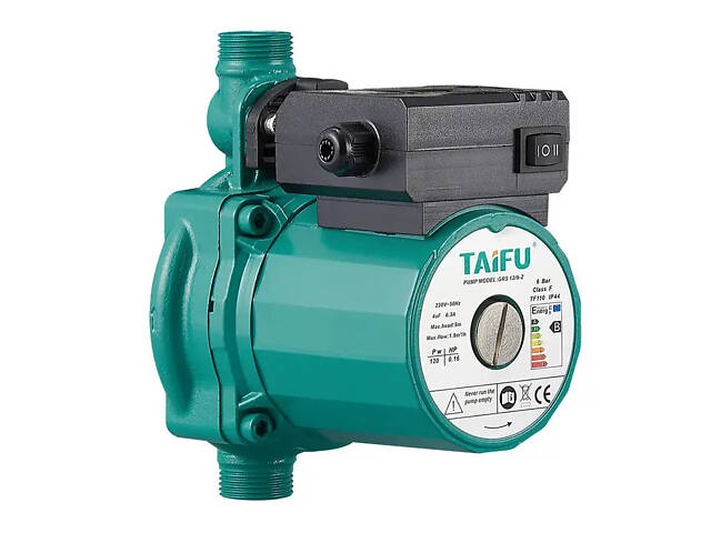 Насос підвищення тиску Taifu GRS 12/9-Z Н=9М, Q=2кбМ, P=120Вт, 3/4'