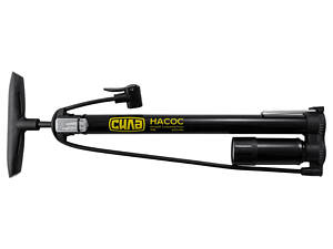 Насос ручний Сила – 38 x 500 мм x 8 атм з манометром (900436)