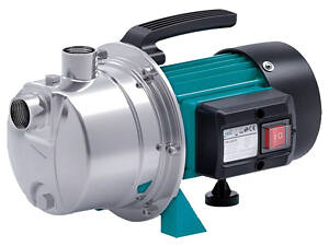 Насос центробежный самовсасывающий 1.2кВт Hmax 48м Qmax 80л/мин нерж LEO (775314)