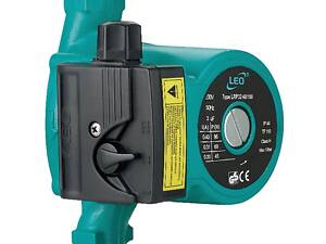 Насос циркуляционный 270Вт Hmax 12м Qmax 65л/мин Ø1½' 180мм + гайки Ø1' LEO 3.0 LRP25-120/180 (774471)