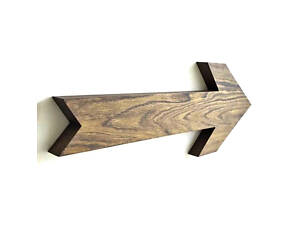 Настінна стрілка-покажчик 'Неймур' палісандр