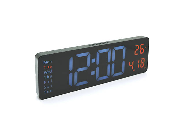 Настенные часы CLC-1205, с календарем и термометром, White, Box - Фото 1