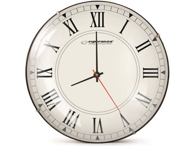 Настінний годинник Esperanza Wall Clock Roma 30 см (EHC018R) - Фото 1